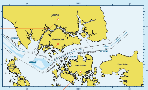 麻六甲海峽與新加坡海峽航行通報