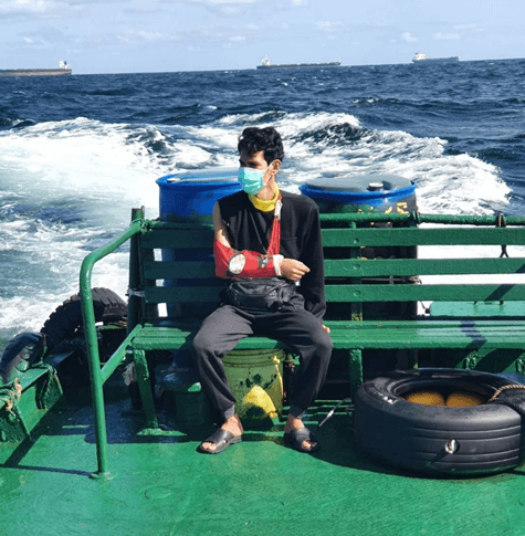 友善關懷船員夥伴案例1－印尼籍船員（110年9月）